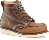 USA Made Carolina Men's CA7811 OldTownFolklore 6Inch Steel Moc Toe Wedge Sole Workboot