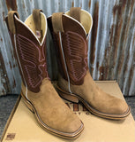 Olathe Pecan Excel Roughout w/12" Pecan Excel Tops RoughStock Boot