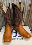 ANDERSON BEAN S1106 TOBACCO YETI W/13" BRASS EXPLOSION WESTERN BOOTS